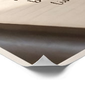 Affiche de Moment de Café Présent et Mindful (Coin)