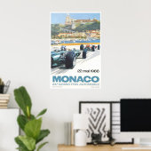 Affiche de Monaco de course automobile Art Impress (Bureau à domicile)