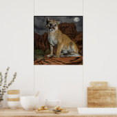 affiche de montagne cougar (Cuisine)