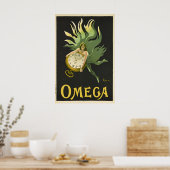 Affiche de montre Omega - Affiche de Cappiello (Cuisine)
