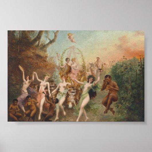 Affiche de Moritz Stifter Fest der Faune und Nymph (Devant)