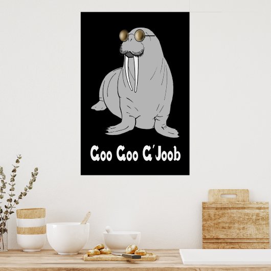 Affiche de morse (Cuisine)