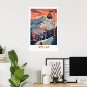 Affiche de Morzine - Impression de ski France 1 (Bureau à domicile)