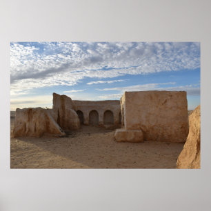 Affiche de Mos Espa sur la planète Tatooine