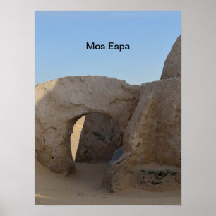 Affiche de Mos Espa sur la planète Tatooine