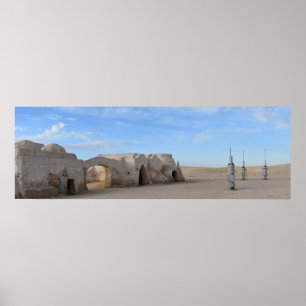 Affiche de Mos Espa sur la planète Tatooine