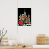 Affiche de Moscou Russie Russia (Cuisine)