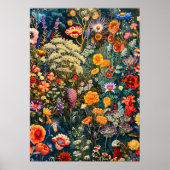 Affiche de motif floral de William Morris – Bot Vi (Devant)
