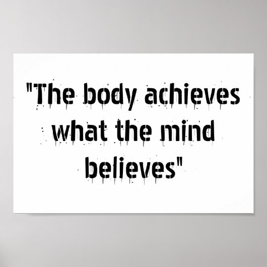 Affiche de motivation (Devant)