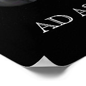 Affiche de motivation Ad astra per aspera (Coin)