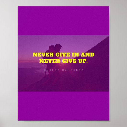 Affiche de motivation au coucher de soleil rose (Devant)