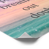 Affiche de motivation avec ciel étoilé nocturne (Coin)