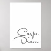 Affiche de motivation Carpe diem (Devant)