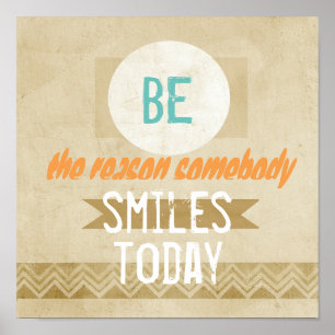 affiche de motivation citation style vintage desig