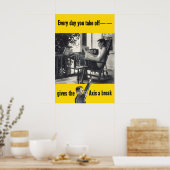 Affiche de motivation de la Seconde Guerre mondial (Cuisine)