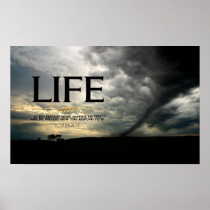 Affiche de motivation de la vie