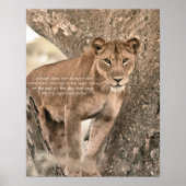 Affiche de motivation du courage (Devant)