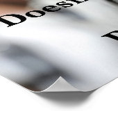 Affiche de motivation Excellence (Coin)