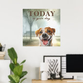 Affiche de motivation inspirante (Bureau à domicile)