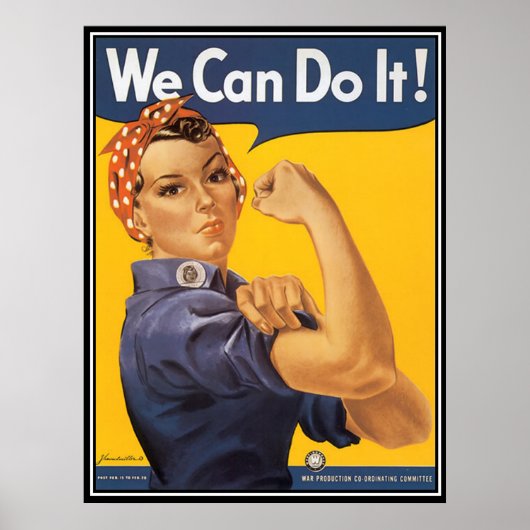 Affiche de motivation 'Nous pouvons le faire' (Devant)