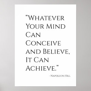 Affiche de motivation positive