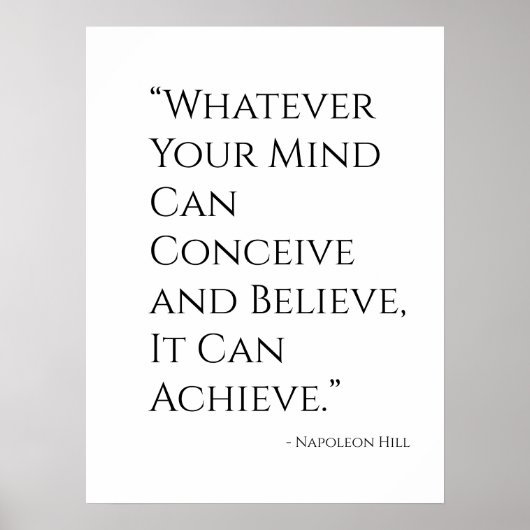 Affiche de motivation positive (Devant)