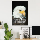 Affiche de motivation pour la résolution de la coh (Bureau à domicile)