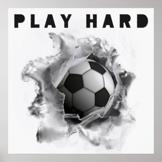 Affiche de motivation pour le football (Devant)