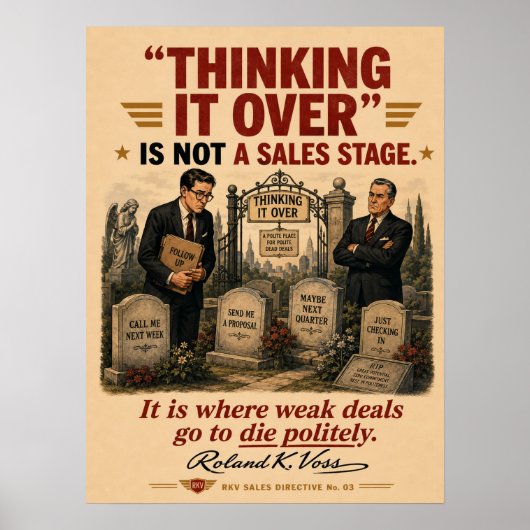 Affiche de motivation pour le suivi des ventes | R (Devant)