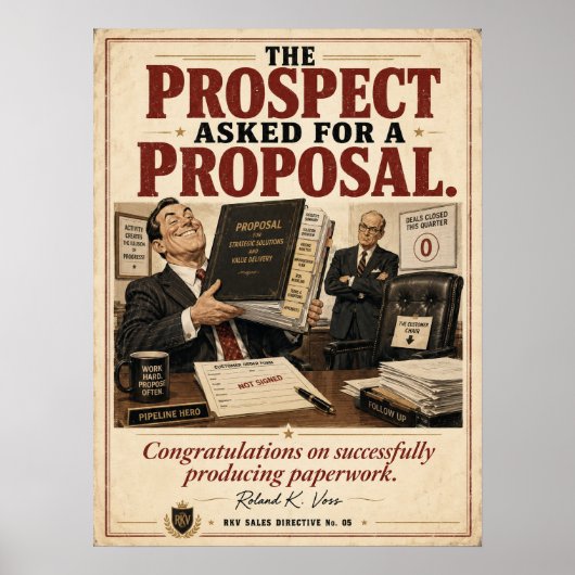 Affiche de motivation pour proposition de vente | (Devant)