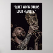 Affiche de motivation pour un travail discret pour (Devant)