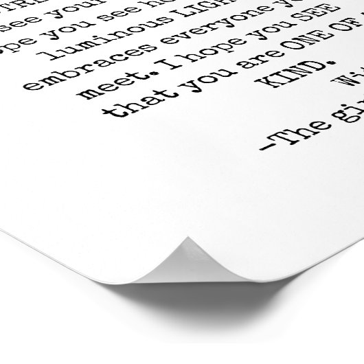 Affiche de motivation radieuse (Coin)