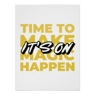 Affiche de motivation typographique Concentratio