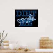 Affiche de moto cross Dirt Me (Cuisine)