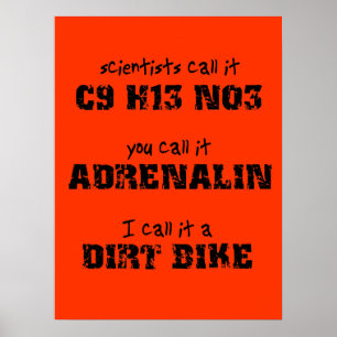 Affiche de Motocross Adrénaline Moto Cross Dirt Bi