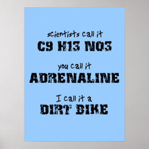 Affiche de Motocross Adrénaline Moto Tout-Terrain
