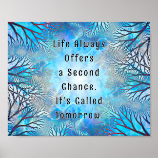 Affiche de mots de motivation et d'inspiration col