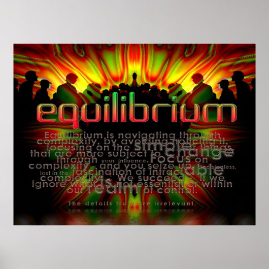 Affiche de mots d'équilibre (Devant)