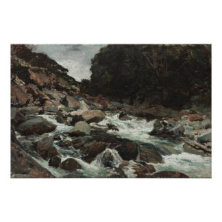Affiche de Mountain Stream, Otira Gorge (1893)