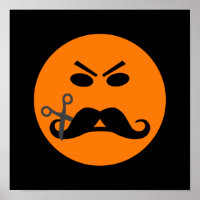 Affiche de Moustache en colère