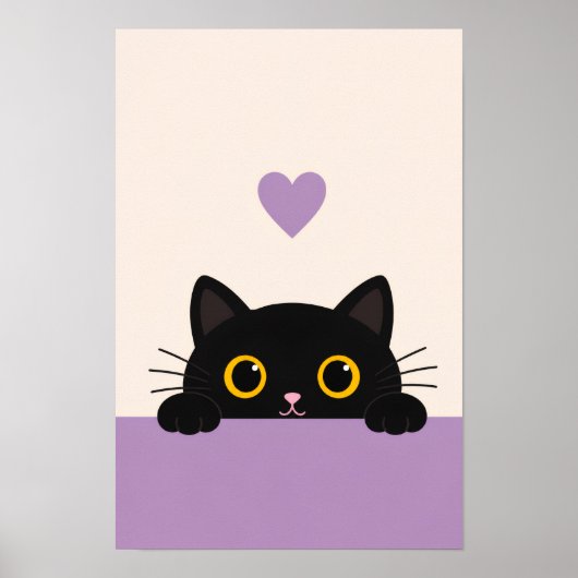 Affiche de mur de café pour chats (Devant)