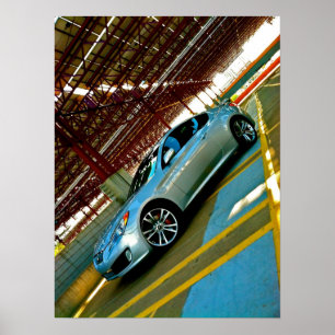Affiche de mur de coupé de genèse de Hyundai