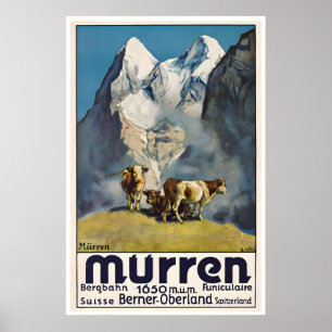 Affiche de Murren Art suisse Suisse Impression Ber