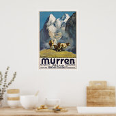 Affiche de Murren Art suisse Suisse Impression Ber (Cuisine)