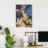Affiche de musique Art Déco vintage – Groupe Ukule (Bureau à domicile)