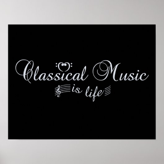 Affiche de musique classique (Devant)