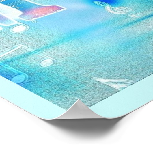 Affiche de musique élégante (Coin)