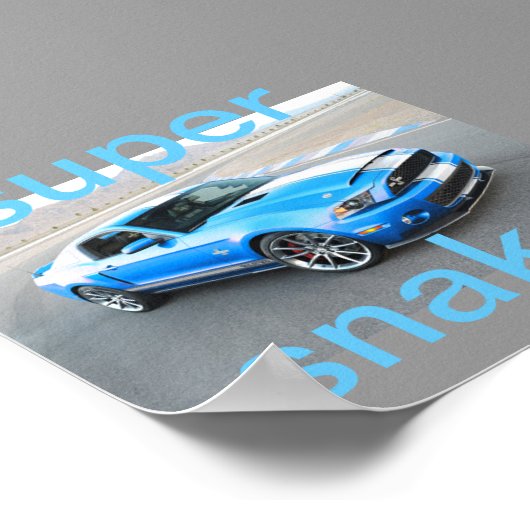 affiche de mustang (Coin)