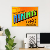 Affiche de MYKONOS (Bureau à domicile)