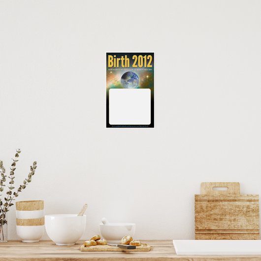 Affiche de naissance 2012 - Vierge (Cuisine)